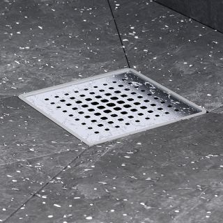 Душевой трап AM.PM MasterFlow 10 W01BD-P11-010-01SB с решеткой Хром матовый Cut Gradient